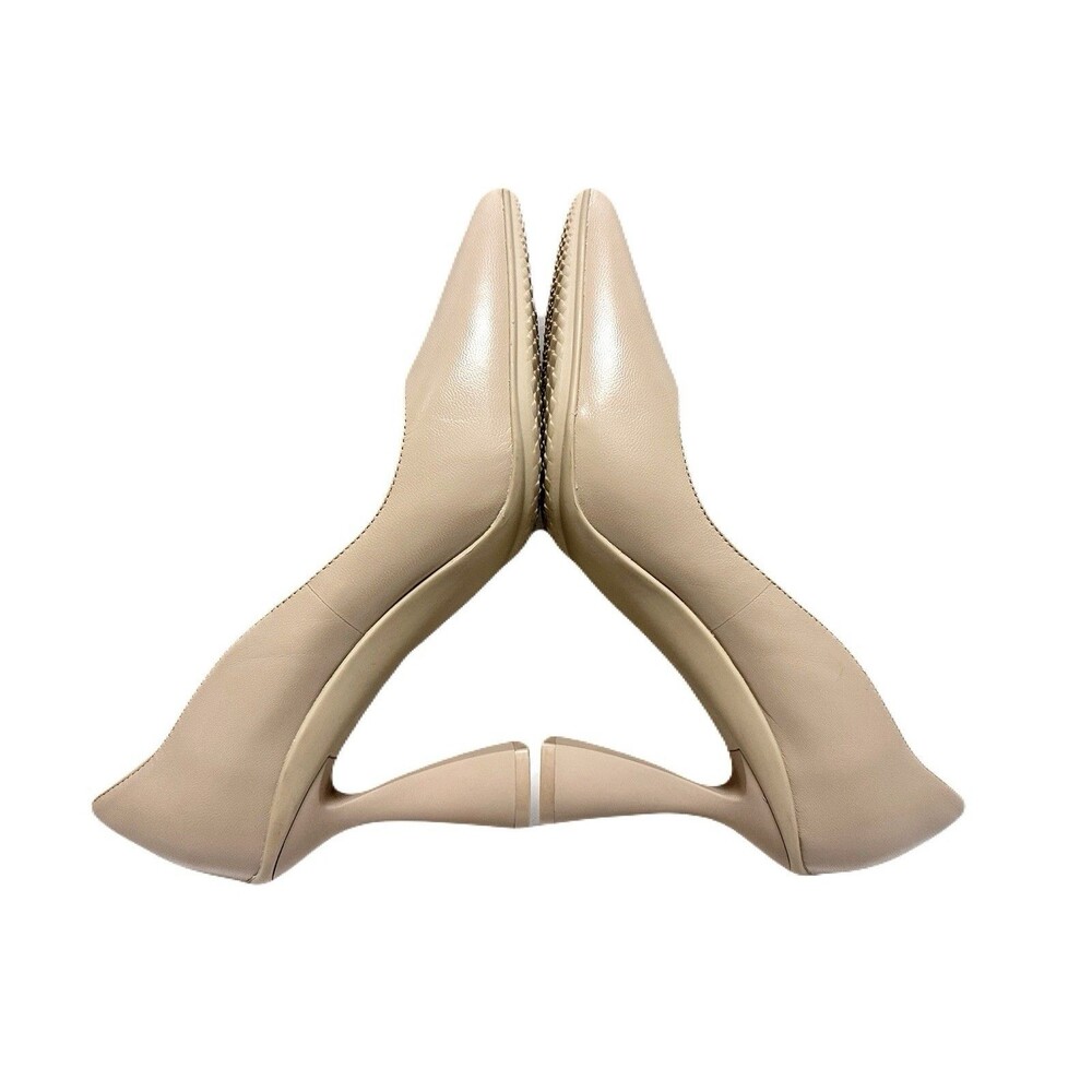 NEW Cole Haan Womens Size 8 Nude Brushed Leather Grand Ambition York Pumps - Picture 6 of 9